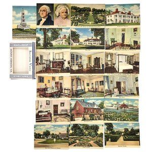 Washington D.C Mount Vernon Book of Souvenir Views Vintage Travel Souvenir